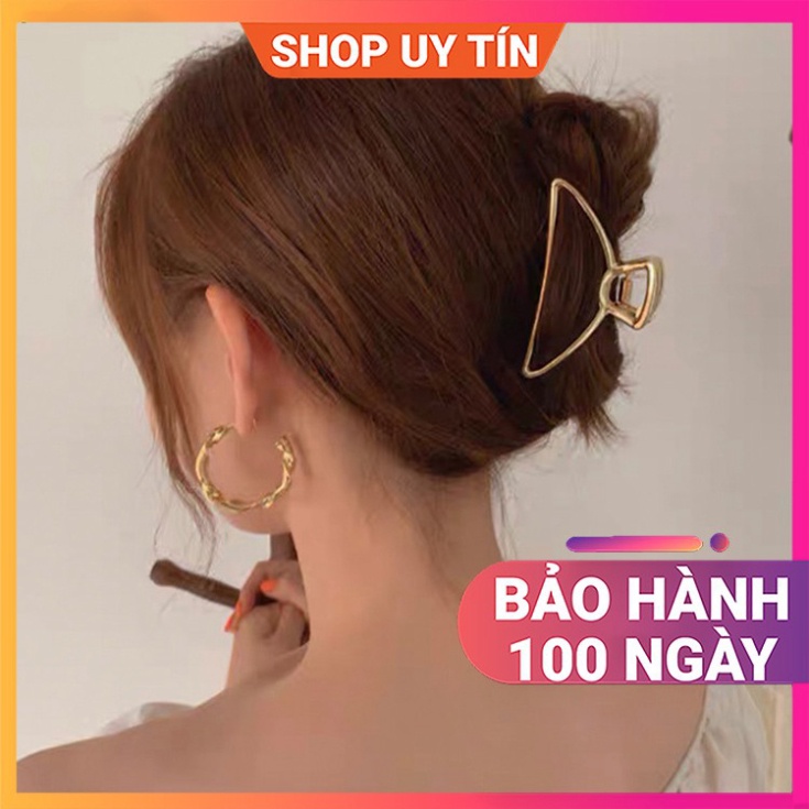 Kẹp tóc càng cua Hàn Quốc nữ đẹp hottrend kim loại iLita cặp búi tóc dễ thương cào 3 răng, 5 răng, 10 răng, 14 răng