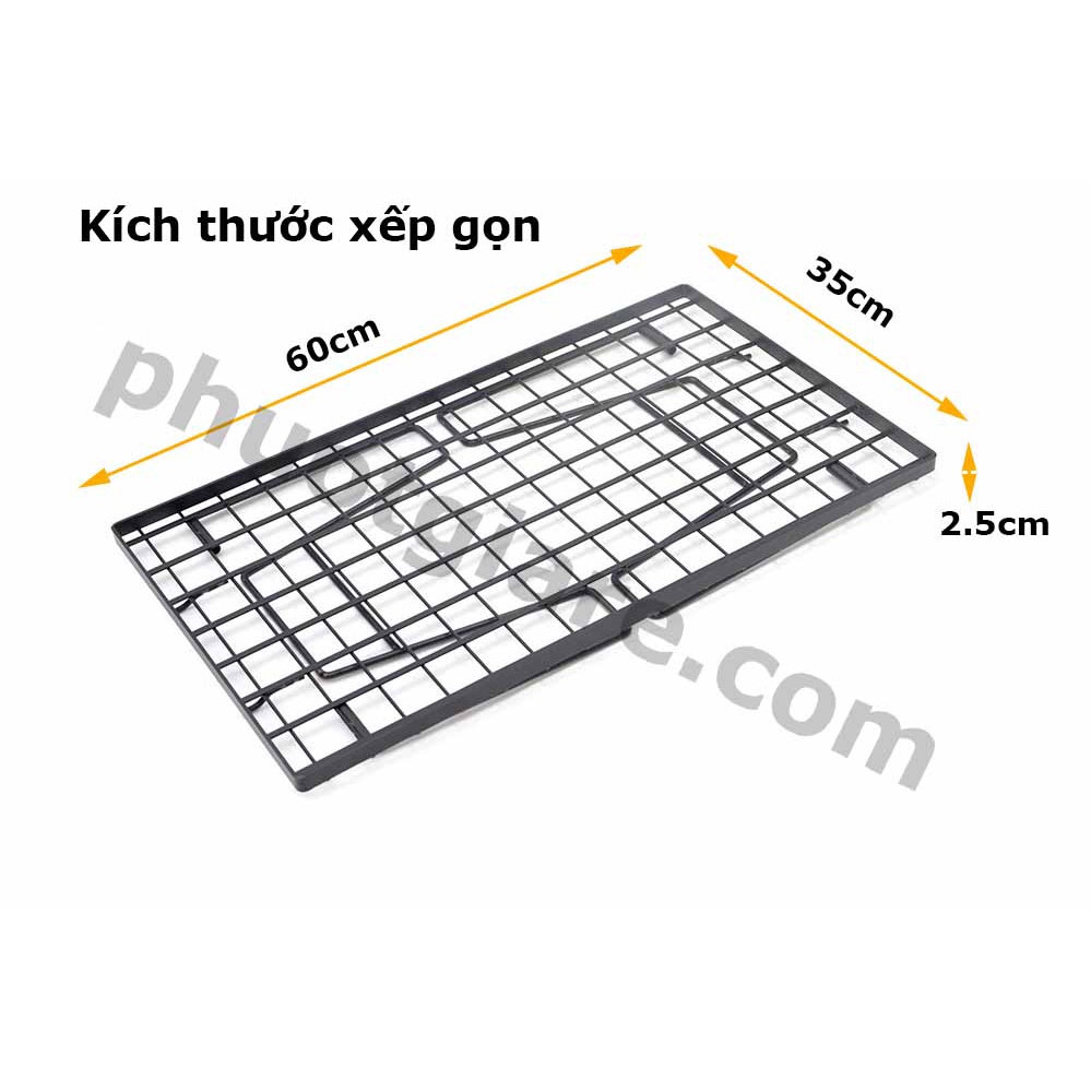 Bàn sắt nướng xếp gọn cắm trại du lịch dã ngoại
