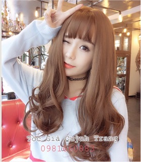Tóc giả trùm cả đầu 45cm