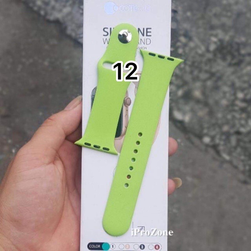 Dây đeo Apple Watch series 1/2/3/4/5/6/7/SE silicone chính hãng COTEetCI