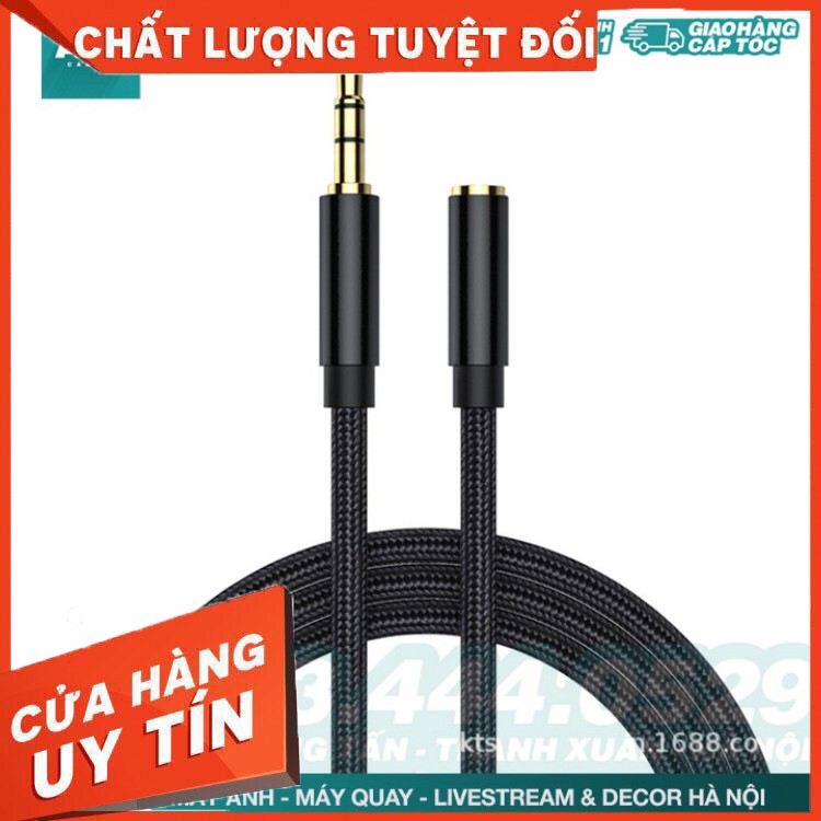 SIÊU RẺ | Dây Nối Dài Audio 3.5mm Cáp âm thanh giắc cắm 3.5mm chất lượng cao - AUG Camera & Decor Hà Nội