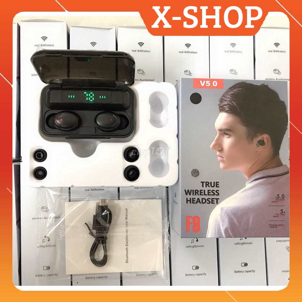 Tai nghe Bluetooth True Wireless 5.0 AMOI F9 PRO - Bản cảm ứng