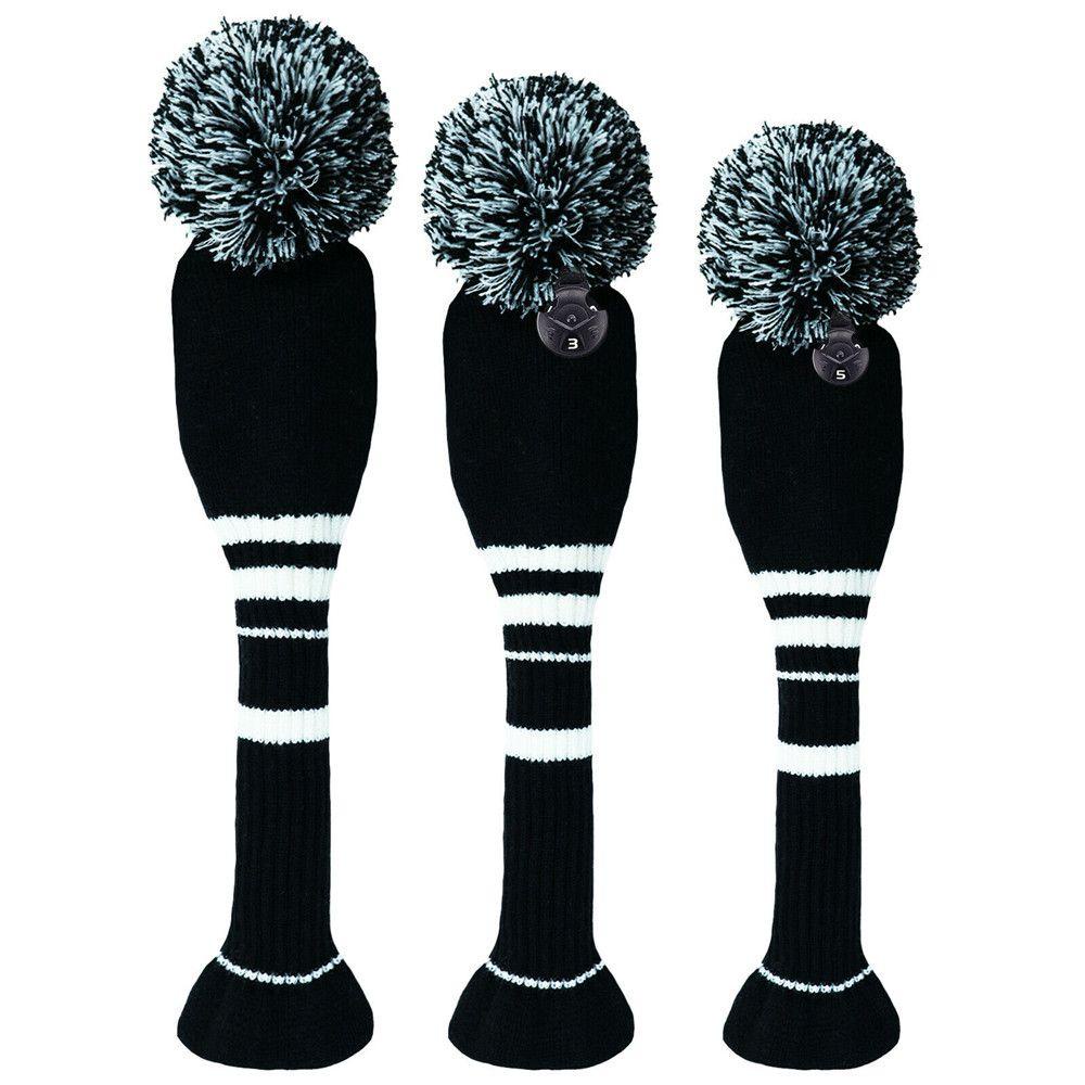 Set 3 Vỏ Bọc Bảo Vệ Đầu Gậy Đánh Golf Chuyên Dụng