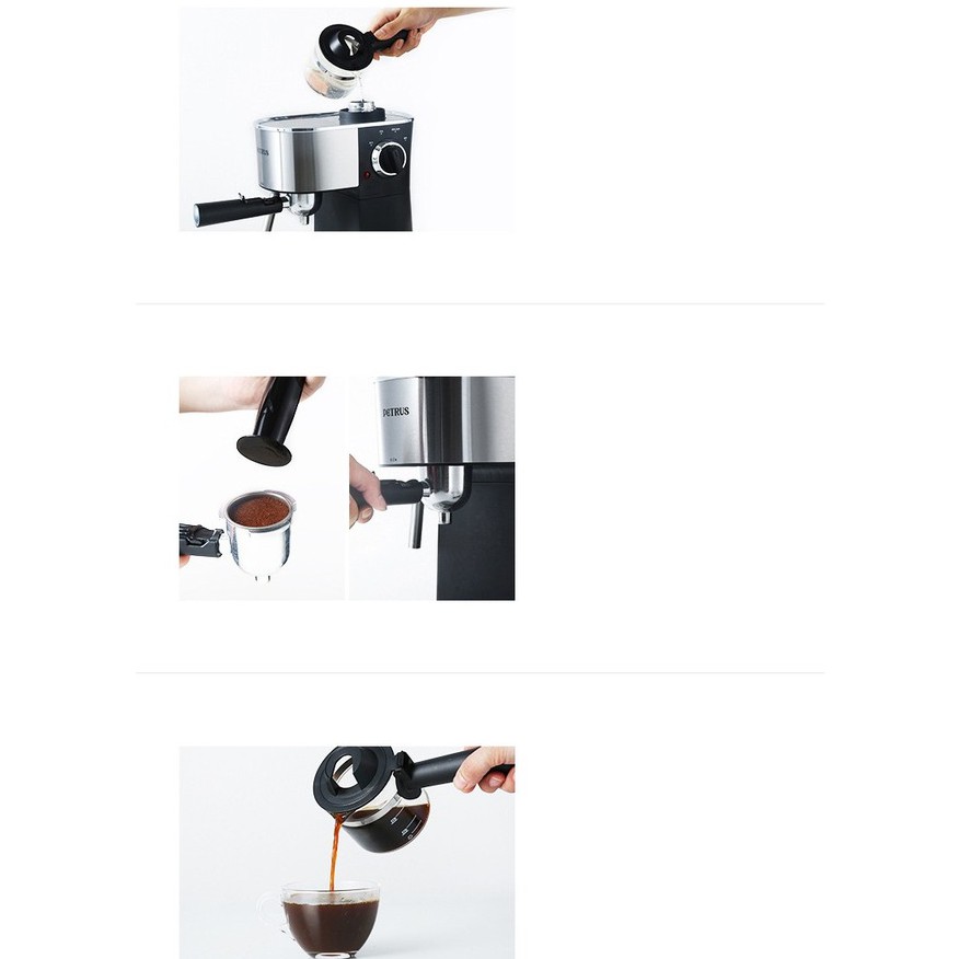 Máy pha cà phê, capuchino, espresso Petrus 800W - gd268