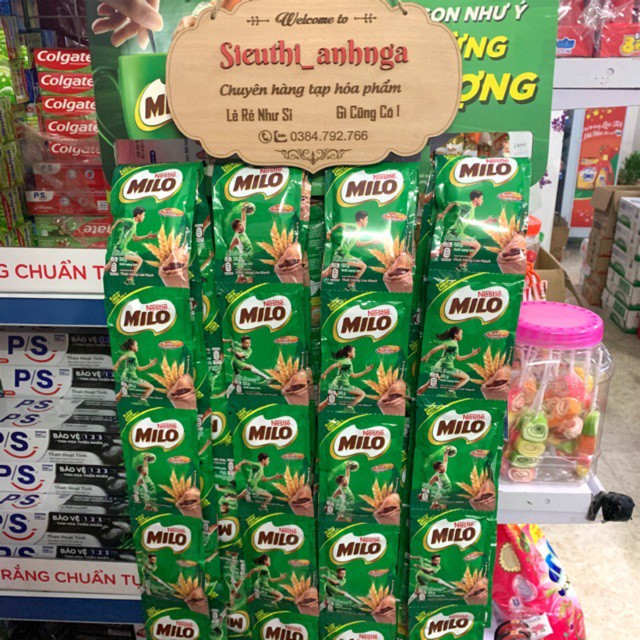 ComBo 10 gói Milo nestle Loại Dây 22g Cung Cấp Vitamin cho trẻ phát triển khỏe mạnh