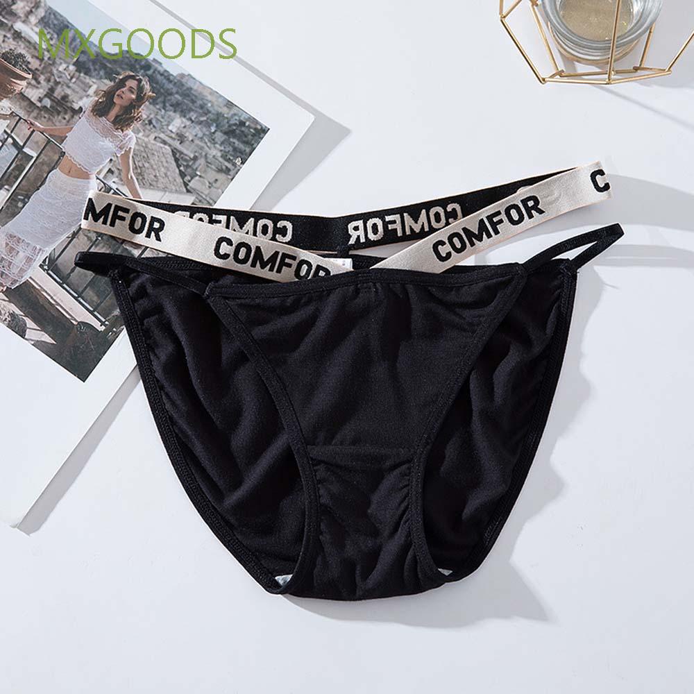Quần Lót Thể Thao Lưng Thấp In Chữ Nhiều Màu Sắc Phong Cách Âu Mỹ Quyến Rũ Cho Nữ