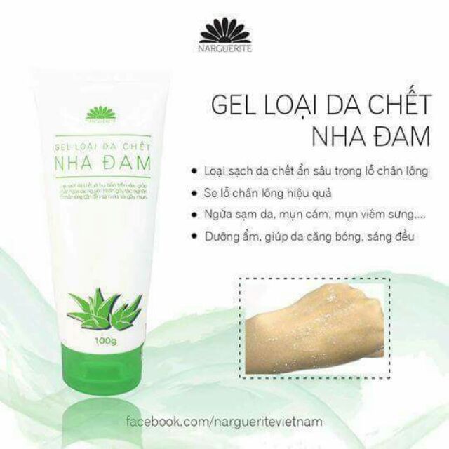 GEL TẨY TẾ BÀO CHẾT TINH CHẤT NHA ĐAM