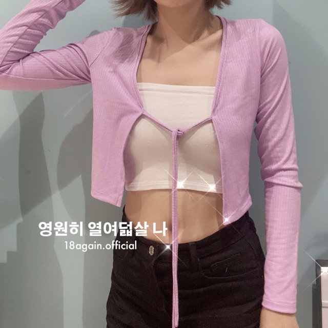 [Mã WASKT304 giảm 15% tối đa 30K đơn 99K] CROP CARDI KÈM TUBE MẶC TRONG | BigBuy360 - bigbuy360.vn
