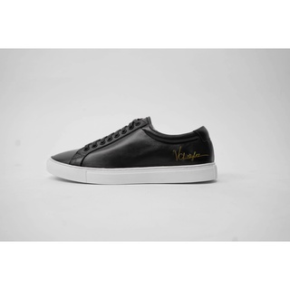 Giày thể thao da bò thuộc cao cấp Mercury Sneaker Black , Giày nam