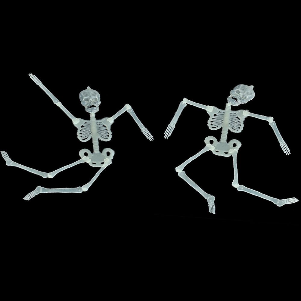 Mô hình bộ xương phát sáng trong bóng tối trang trí halloween DIY