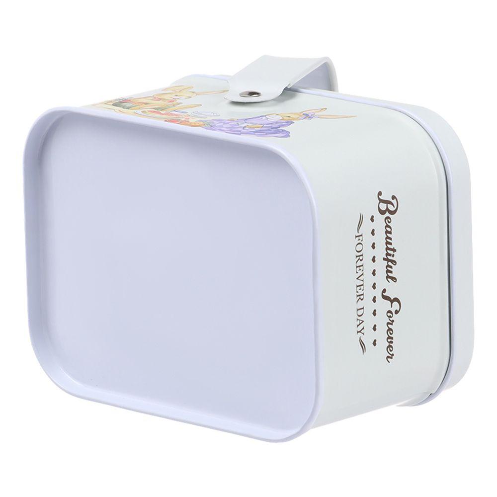 Hộp Thiếc Đựng Bánh Quy Có Nắp Phong Cách Vintage