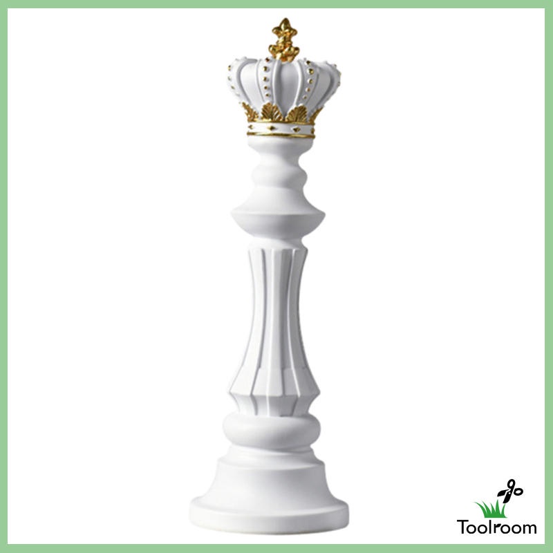 Bộ 3 bức tượng hình cờ vua dùng trang trí bàn