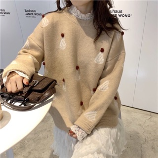 [ORDER] Áo len hình cây thông Ulzzang