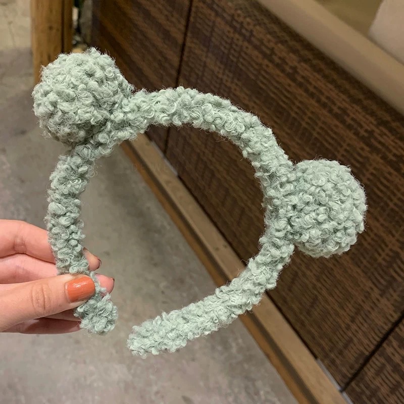 Băng Đô Cài Tóc Hình Tai Gấu Dễ Thương Ngọt Ngào