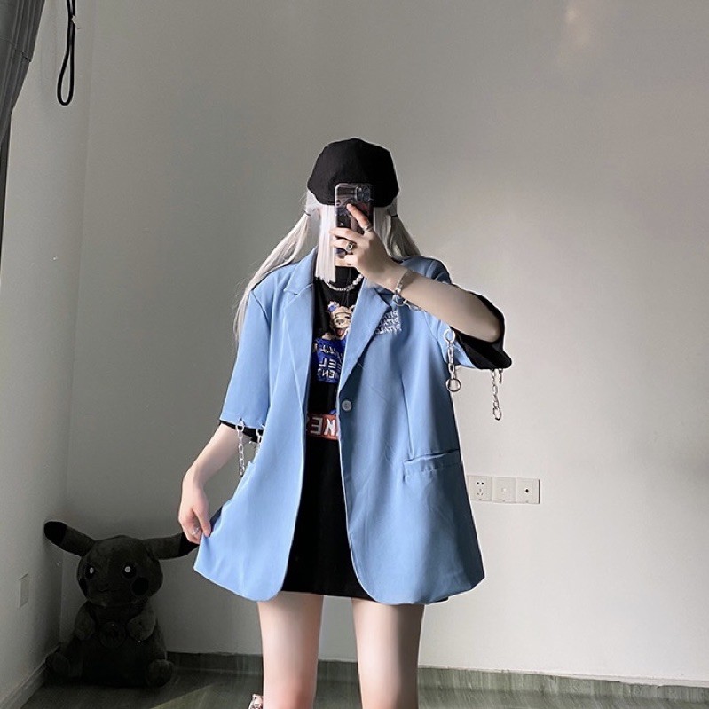 [Mã FAGREAT1505 giảm 8% tối đa 50K đơn 250K] Áo blazer ống tay nối mặc được 2 kiểu | BigBuy360 - bigbuy360.vn