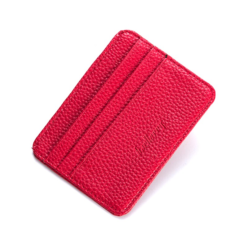 {onsalezone} Mens Leather Card Slim Bank Credit Card ID Card Holder Case Bag Wallet Holder adover