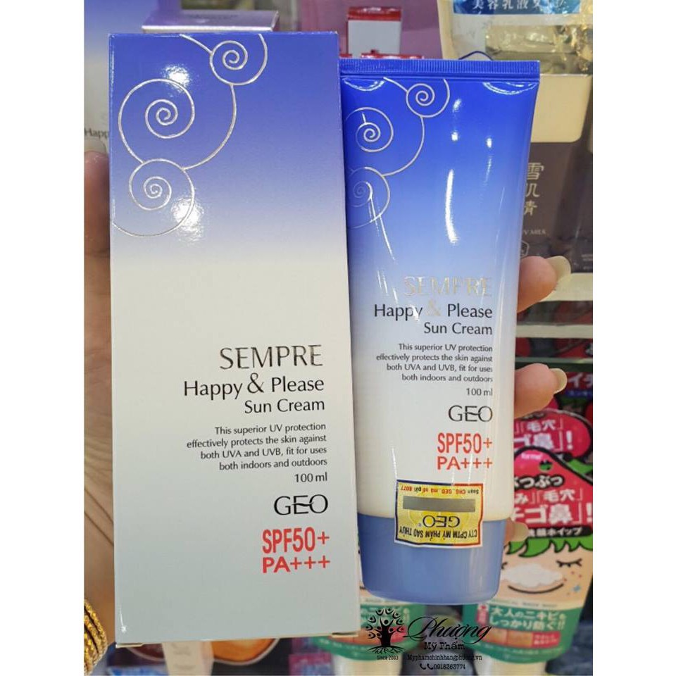 Kem Chống Nắng Sempre Happy & Please Sun Cream SPF50