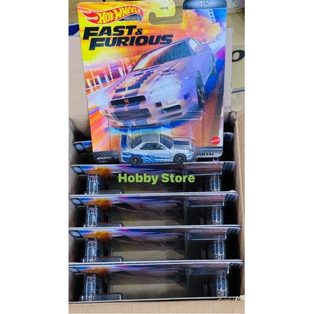 Hobby Store xe mô hình Hot Wheels Premium Fast and Furious Set Lẻ