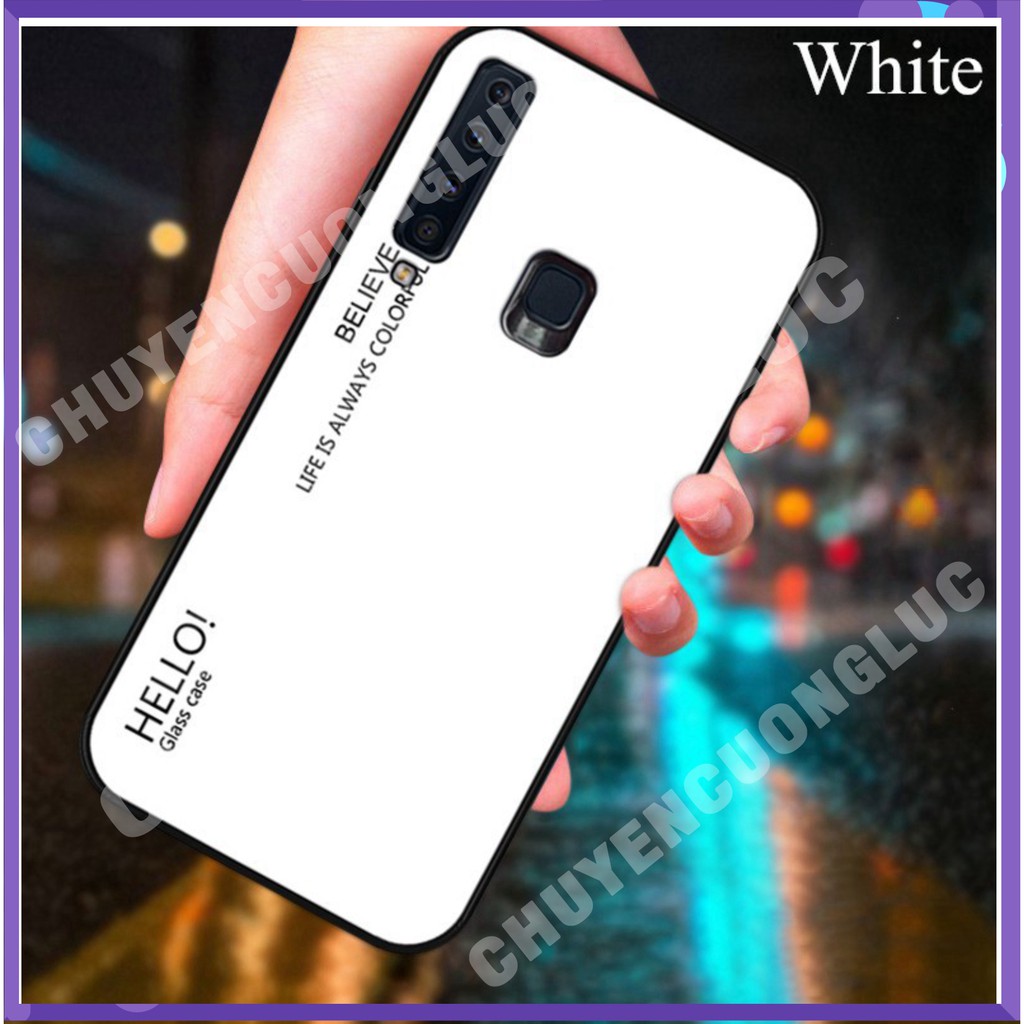 [HOT] ỐP LƯNG SAMSUNG Galaxy A9 2018 mặt kính cường lực màu gradient . ... - CCLNB