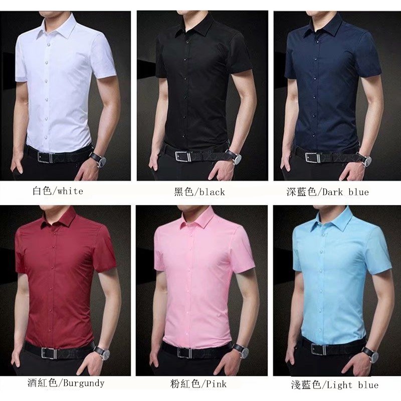 Áo Sơ Mi Tay Ngắn Thời Trang Dành Cho Nam Size S-5Xl