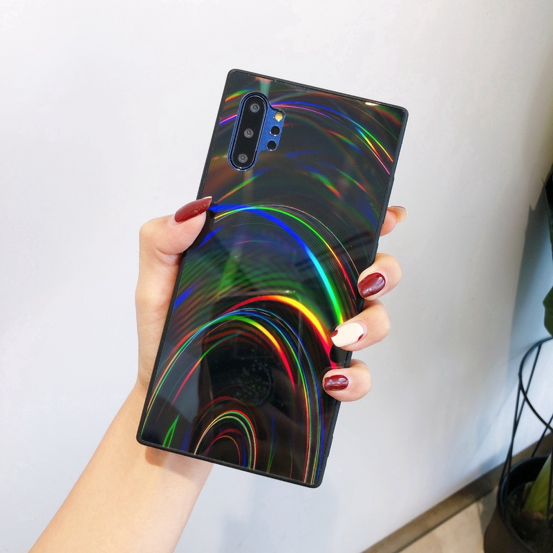 Ốp điện thoại màu sắc cầu vồng gradient cho Samsung Galaxy Note 10+ 9 8 A10 A20 A30 | BigBuy360 - bigbuy360.vn