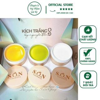 Combo Body Kích Trắng Tam Sắc Son Cosmetic 3 Hủ Chính Hãng
