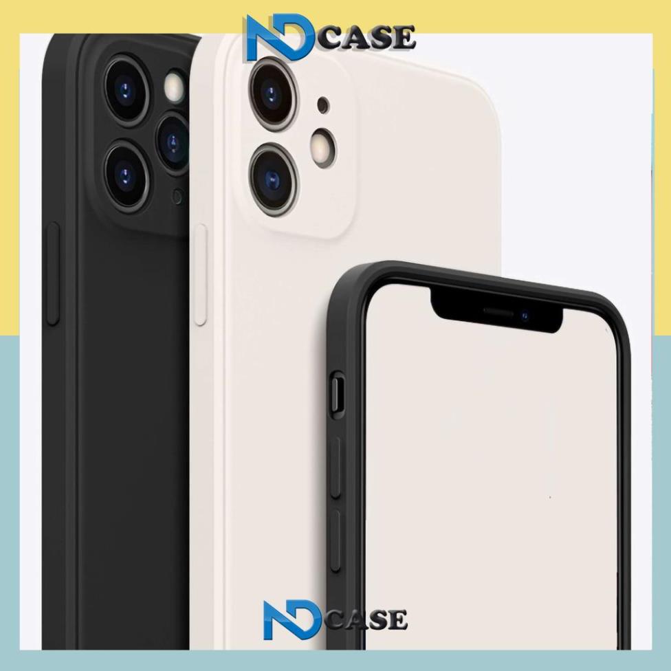 Ốp lưng iPhone cạnh viền vuông silicon mềm dẻo bảo vệ camera cho ip 6/6s/7/8/X/XS/Xr/11/12/13/14 Pro Plus Max Hổ Cute