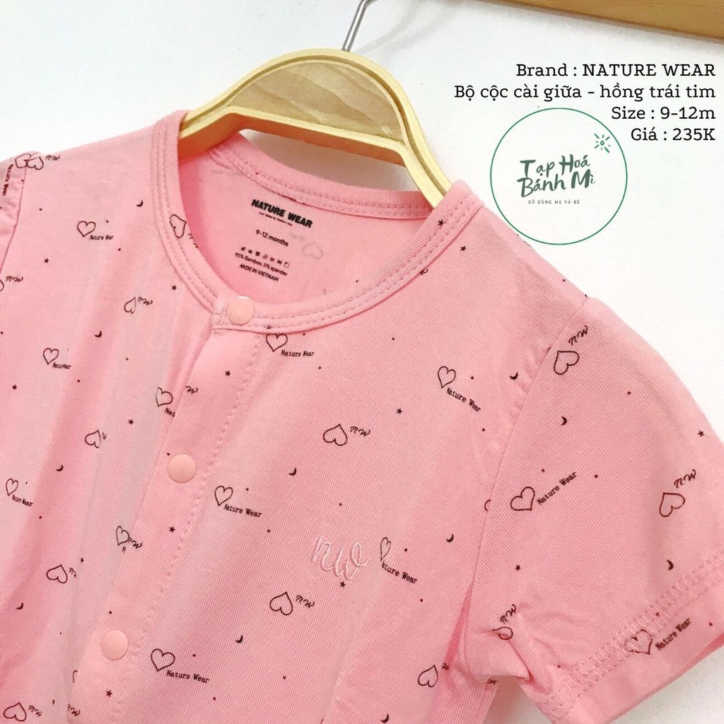 Bộ cộc cài giữa NatureWear - 4 màu