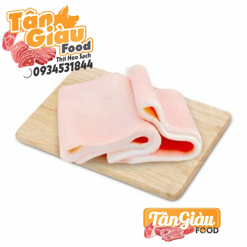 1 Kg Da Heo Tươi - Thịt Heo Nóng Tân Giàu Food - Giao Nhanh HCM 2h