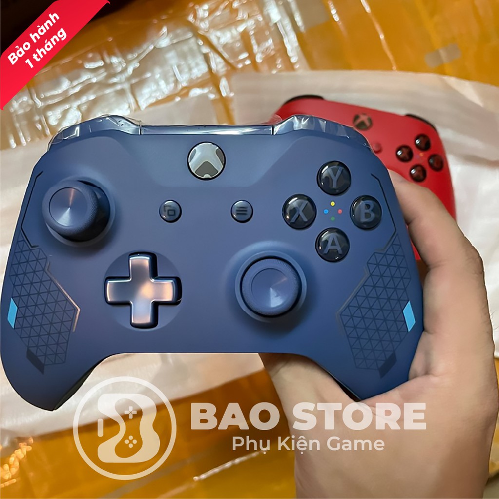 Tay cầm Xbox One X, bảo hành 6 tháng l Dùng được USB adapter win 10 l Bluetooth, jack 3.5mm