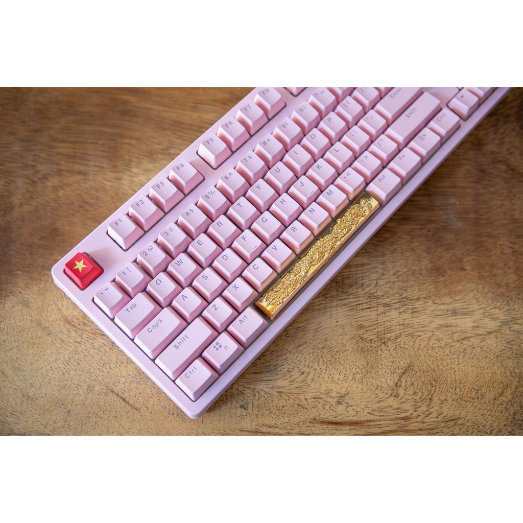 Bàn Phím Cơ Gaming Cao Cấp EK387 PINK- Bảo hành 2 năm