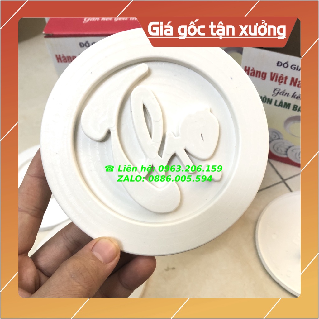 [HOT]Bộ Khuôn 5 Chi Tiết Làm Xôi Phúc Lộc Thọ Chất Liệu Nhựa Chịu Nhiệt