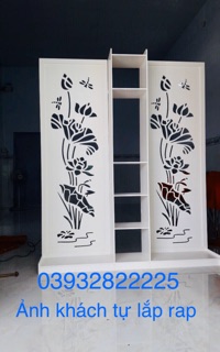 vách bình phong liền  1 kệ nhiều mẫu