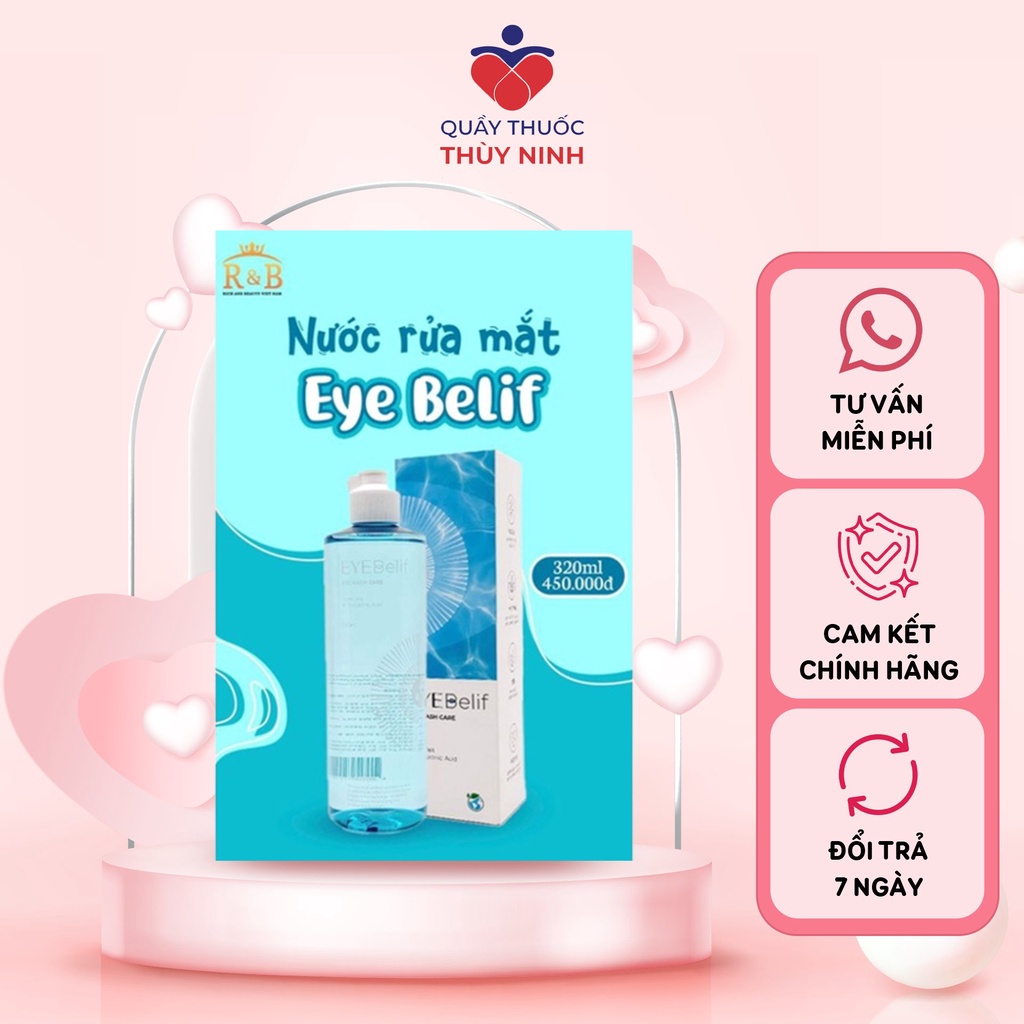 Nước rửa mắt Eyebelif nhập khẩu Hàn quốc