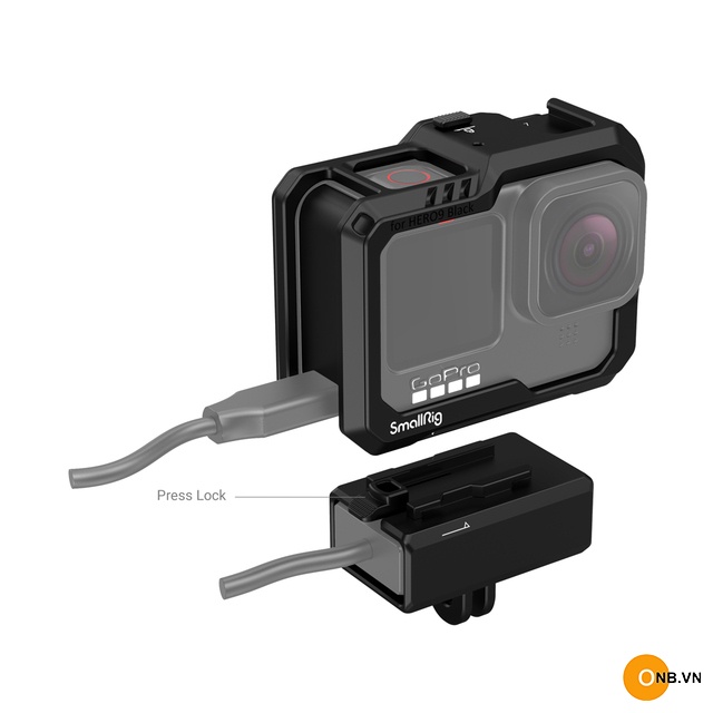 SmallRig Cage GoPro 10 Gopro 9 - Khung nhựa bảo vệ gắn adapter mic 3083