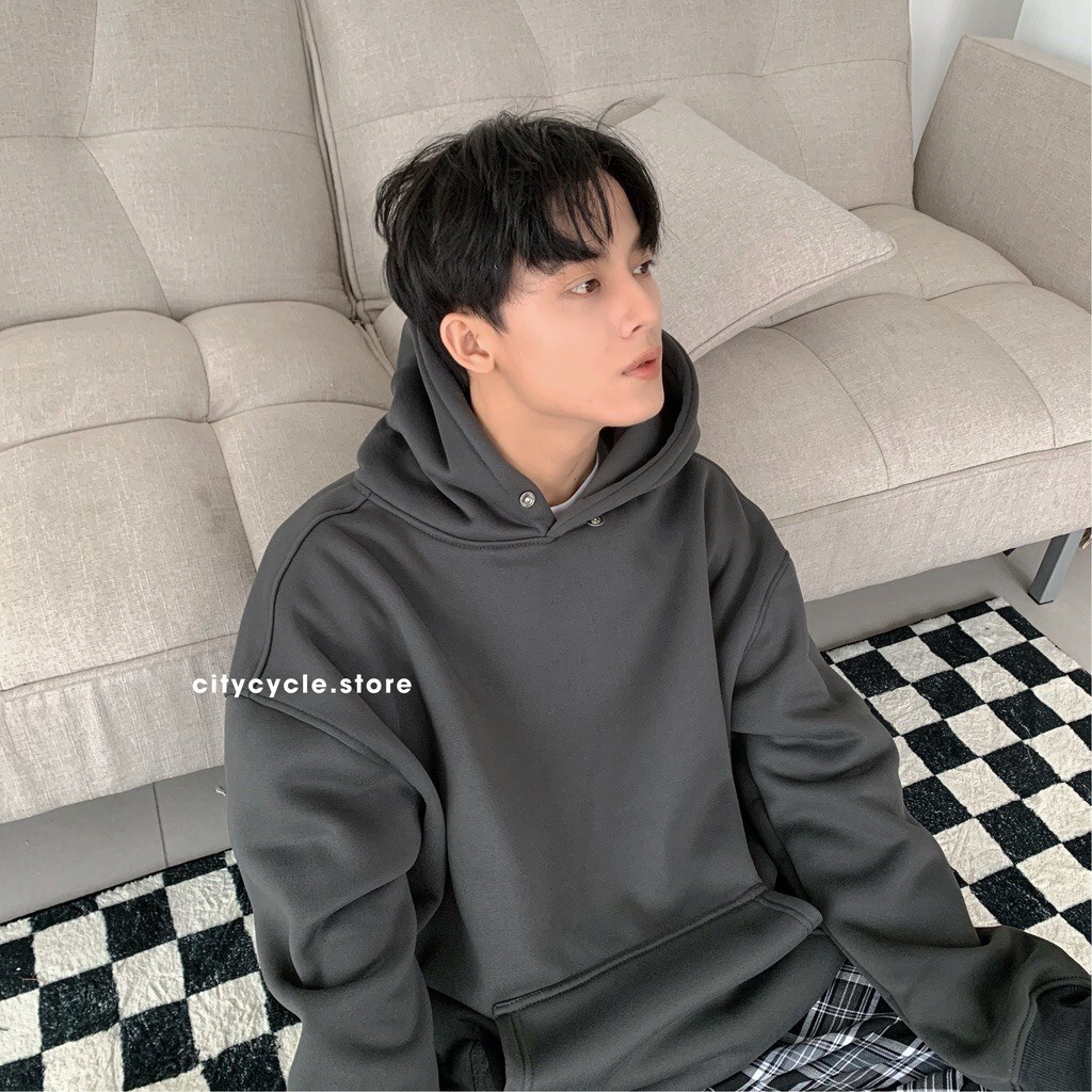 Áo Hoodie Nam Nữ Unisex LEILA Chất Nỉ Bông Form Basic Phong Cách Hàn Quốc chất dày | BigBuy360 - bigbuy360.vn