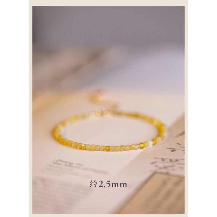 [Hàng Mới Về] Vòng Đeo Tay Đá Opal Vàng Thời Trang