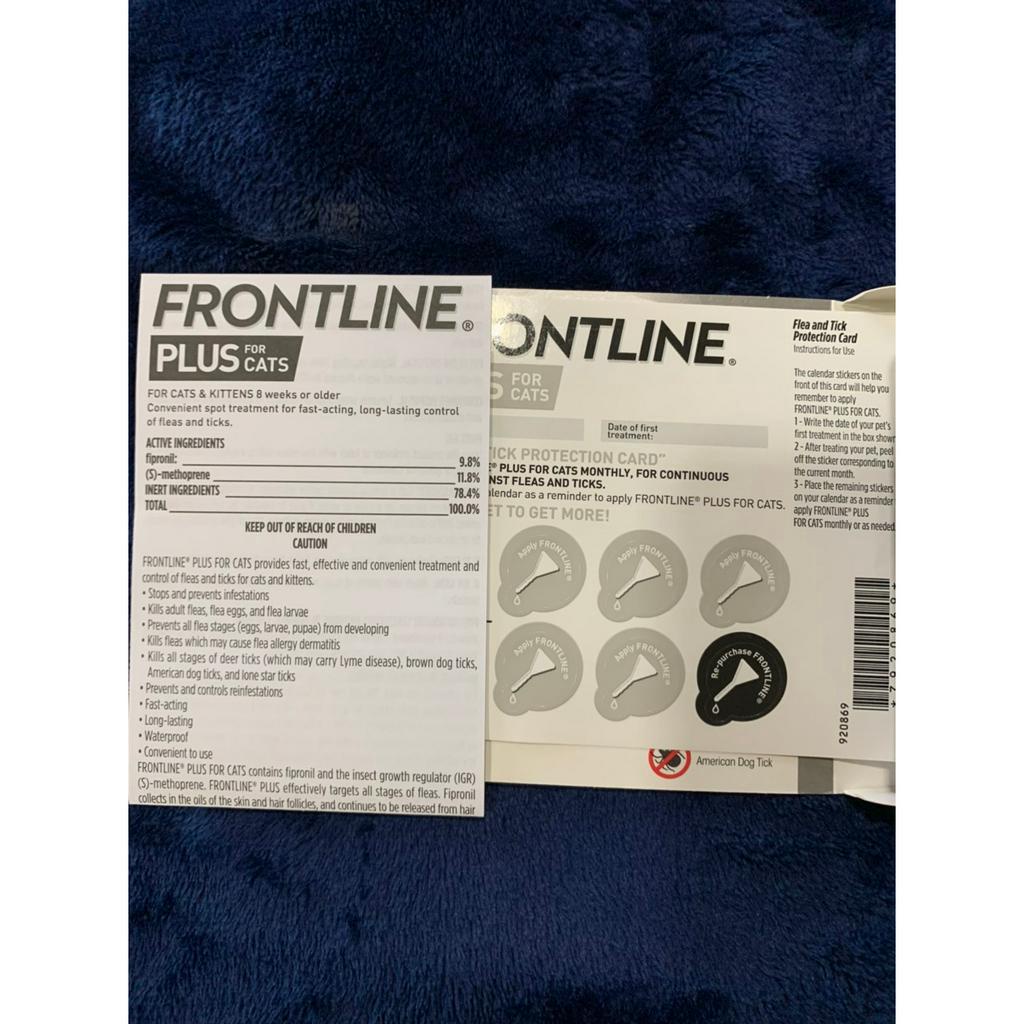 Frontline Plus- Sản phẩm diệt ve rận nhỏ gáy cho mèo
