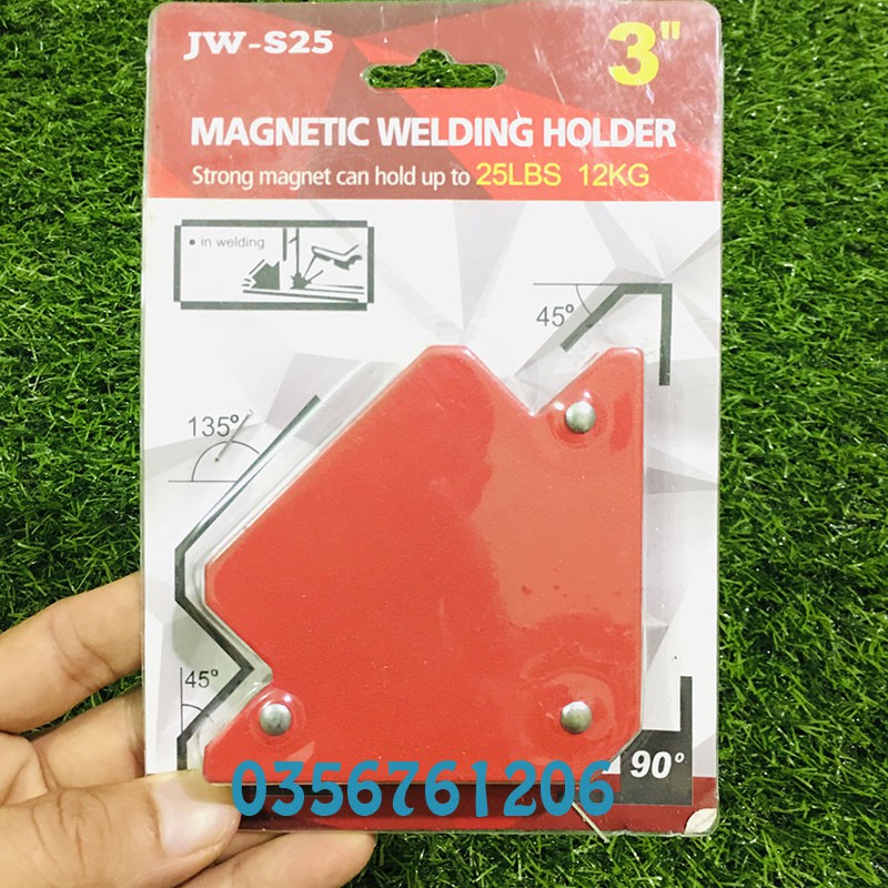 Nam châm ke góc vuông  ke góc nam châm lực hút 12kg-22kg-33kg JW-S25 loại 1