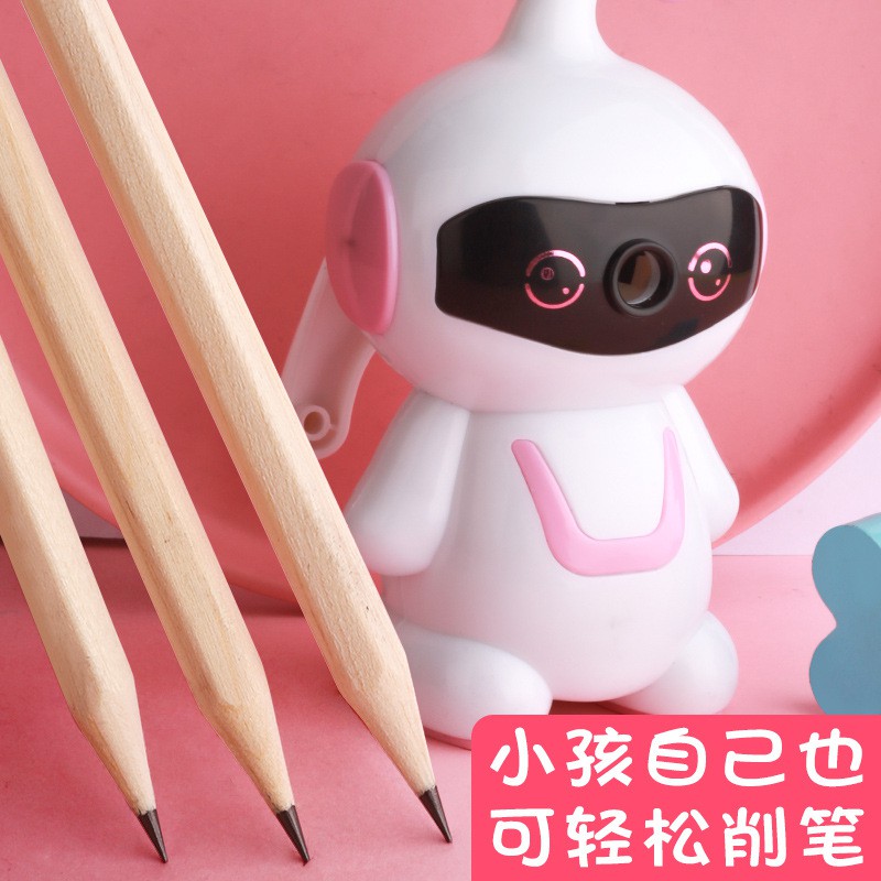 Văn phòng phẩm gọt bút chì hình Robot dễ thương cute cho bé vừa có thể làm đồ chơi để bàn học E404