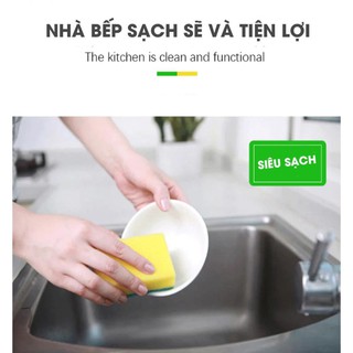 Bộ Rửa Bát Chén SUPER CLEAN 3 Trong 1