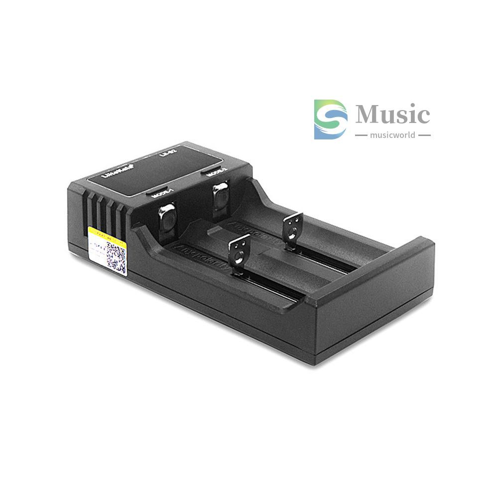 〖MUSIC〗Liitokala Lii-S2 Battery Charger LCD 2 Slots for 18650 26650 21700 18350 AA AA Lithium NiMH Battery Auto-polarity Detector Charger