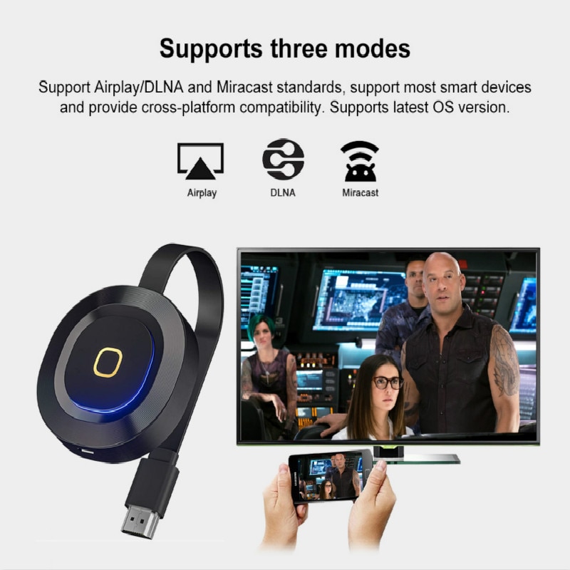 MirrorScreen DLNA Airplay 5G TV Stick MiraScreen G10 2.4G 5.8G WiFi 4K TV Stick anycast Miracast ios Android TV Dongle Receiver