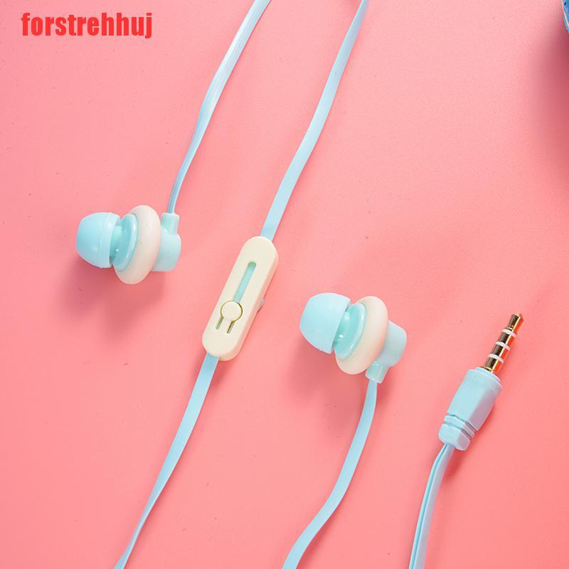 Tai Nghe Nhét Tai Jack 3.5mm Hình Bánh Donut Dễ Thương | BigBuy360 - bigbuy360.vn