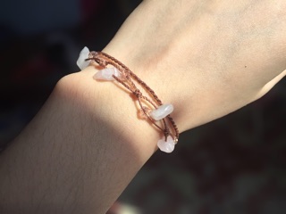 Lắc tay đá vụn handmade Jinly