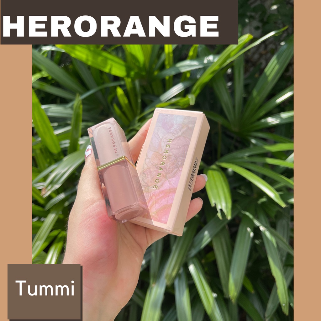 Son Herorange - Soft Fogsatin Lipstick Beloved sang chảnh