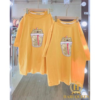 Áo phông trà sữa gấu DTR0620