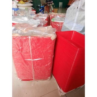 combo 10 rổ nhựa vuông to( 34,8x26x9,5cm)