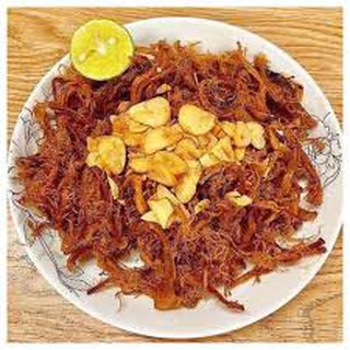 500gr heo khô cháy tỏi dai ngọt ngon