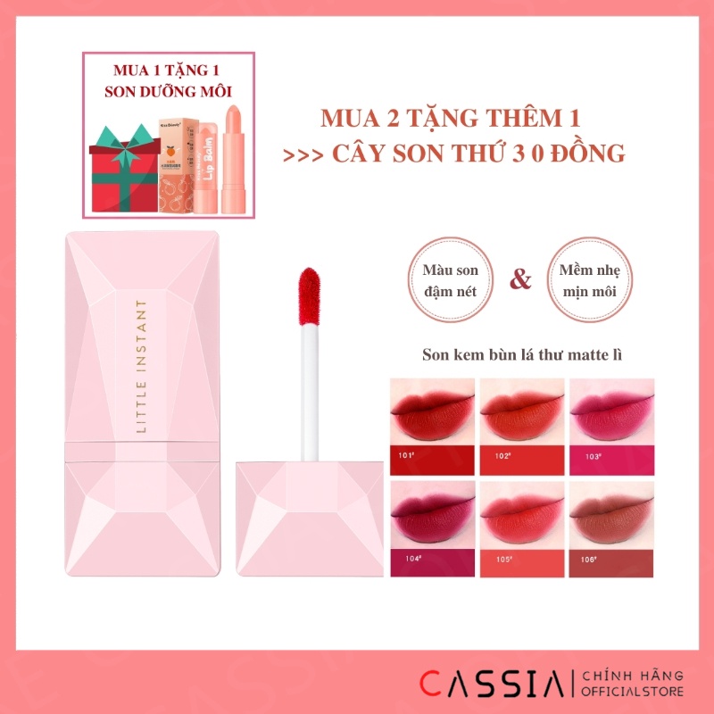 Son Kem Bùn Lá Thư Màu Hồng Matte Lì Lâu Trôi, Son Nội Địa Trung Nhung Mịn, Mềm Mại Không Khô Môi, Matte Velvet Lipstick